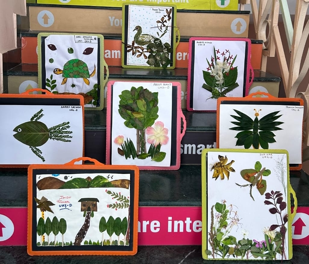 Leaf Art Magic by Little Mayoorians